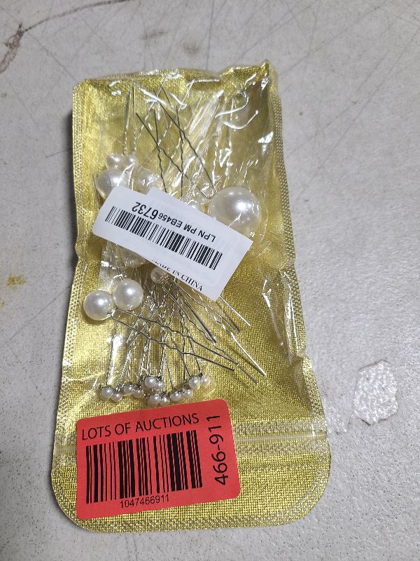 Photo 1 of 30 Pieces Wedding Pearl Hair Pins for Brides Bridal, Elegant Pearl Rhinestones Hair Pins Updos Hair Piece Hair Accessories for Brides Bridesmaid Women (Silver)