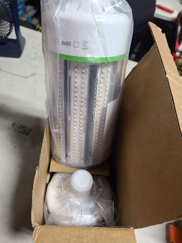 Photo 1 of 2-Pack 100W LED Corn Bulbs,5000K,AC110-277V,14000lm,E26/E39 Base,LED Replacement Metal Halide HID CFL for Commercial Industrial Lighting Warehouse High Bay Light Fixture Garage Workshop
