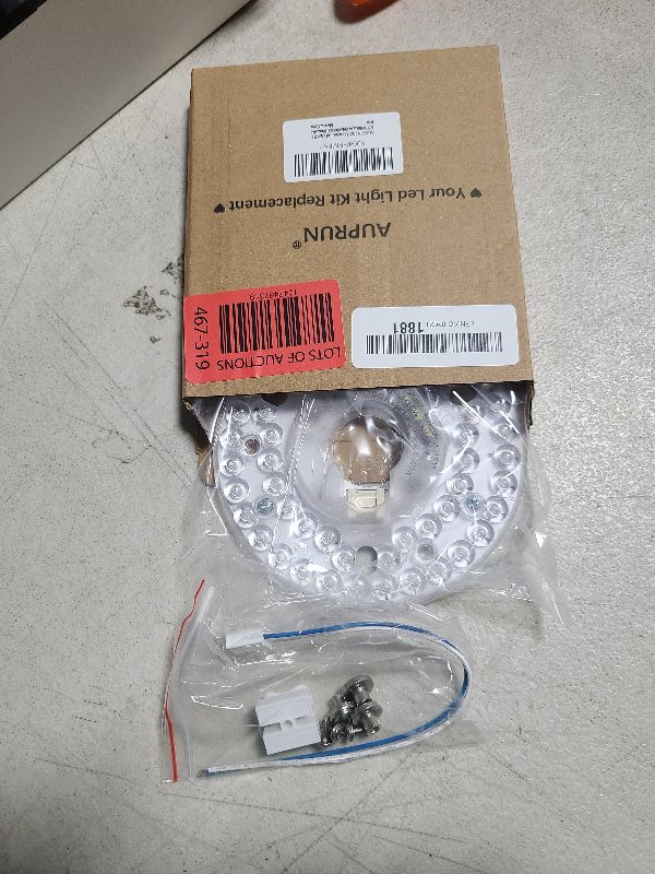 Photo 1 of 4.92” Ceiling Fan Led Light Replacement for Burned Out Fan and Flush Mount Ceiling Light, 18W 3CCT 3000K 4000K 6000K 1500LM Dimmable Retrofit Light Kit PCB Board , Magnetic or Screw Installation