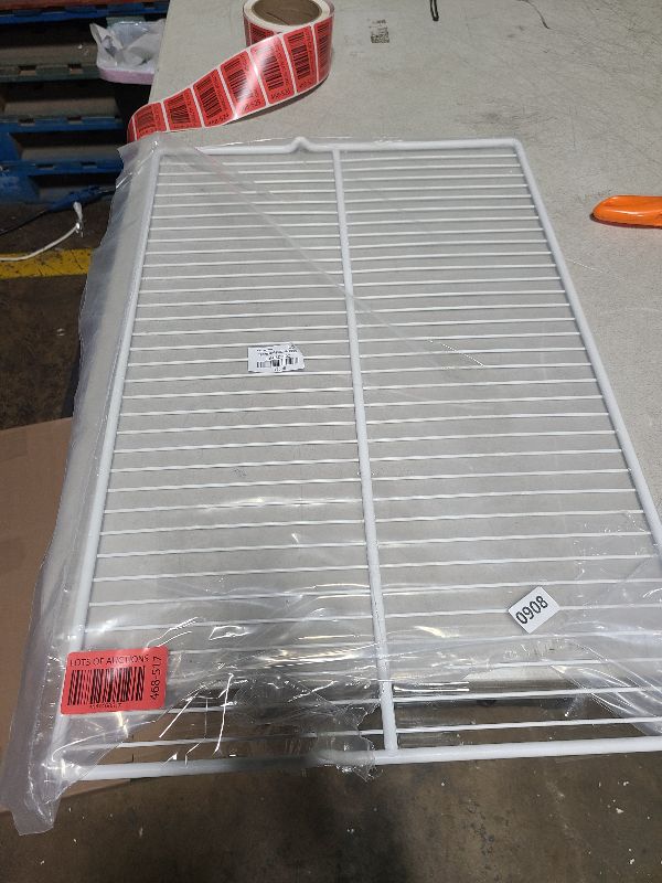 Photo 1 of 240360908 Refrigerator Wire Shelf 25 3/7 X 16 1/2 Inch Compatible with Frigidaire, Kenmore, Foreverpro 240360901, 240360905, 3189137, AP5805565, EAP9492365 (1 Pack)