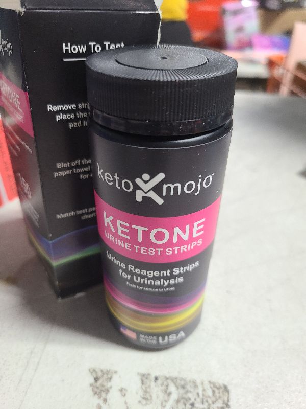 Photo 1 of 150 Ketone Test Strips with Free Keto Guide eBook & Free APP. Urine Test for Ketosis on Ketogenic & Low-Carb Diets. Extra-Long Strips.