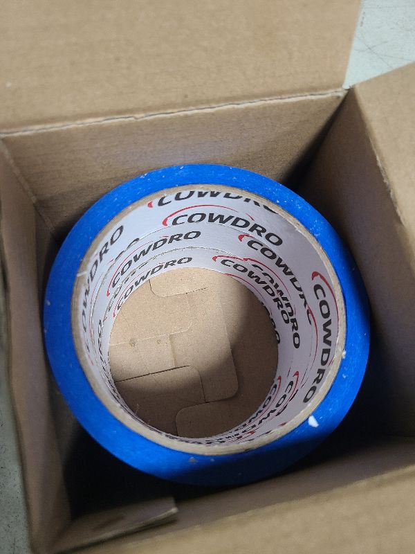Photo 1 of 4 Rolls Blue Painter's Tape 0.94 Inch, Masking Tape for Multi-Purpose, Painting Projects, DIY Crafts, 0.94 Inch x 22 Yards, Easy Removal, Anti-UV, Total 88 Yards