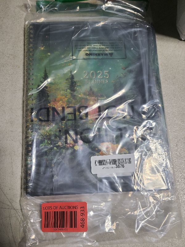 Photo 1 of  Planner 2025-2025 Planner, 9" x 11", Jul.2025 - Jun.2026, Weekly and Monthly with Colorful Tabs, Strong Twin-wire, Back Pocket - Dreaming Moon 