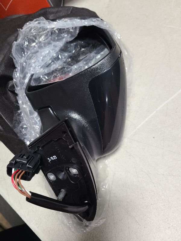 Photo 1 of A-Premium Driver Side Power Door Mirror - Compatible with Kia Forte 2017-2018 - Heated Manual Folding Black Outside Rear View Mirror - Replace# 87610B0000