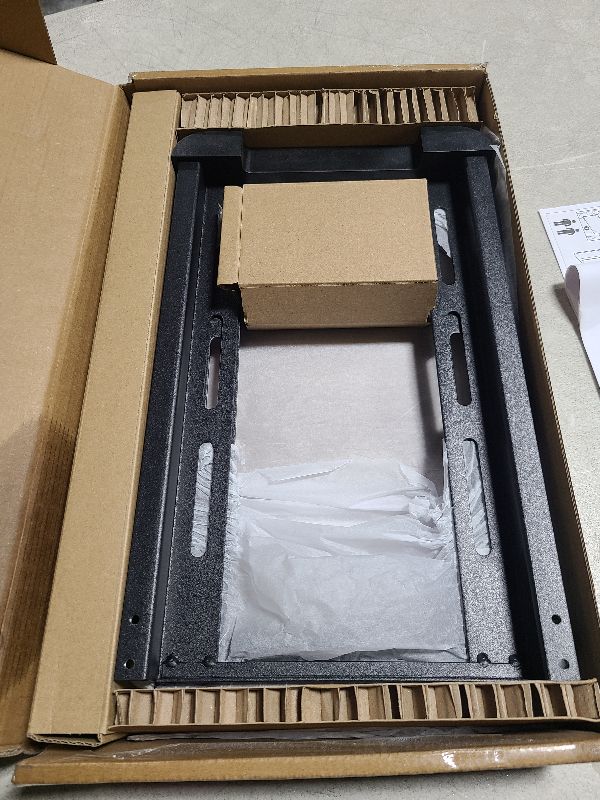 Photo 1 of Amazon Basics Low Profile TV Wall Mount with Horizontal Post Installation Leveling for 32 to 86 inch TVs, Black