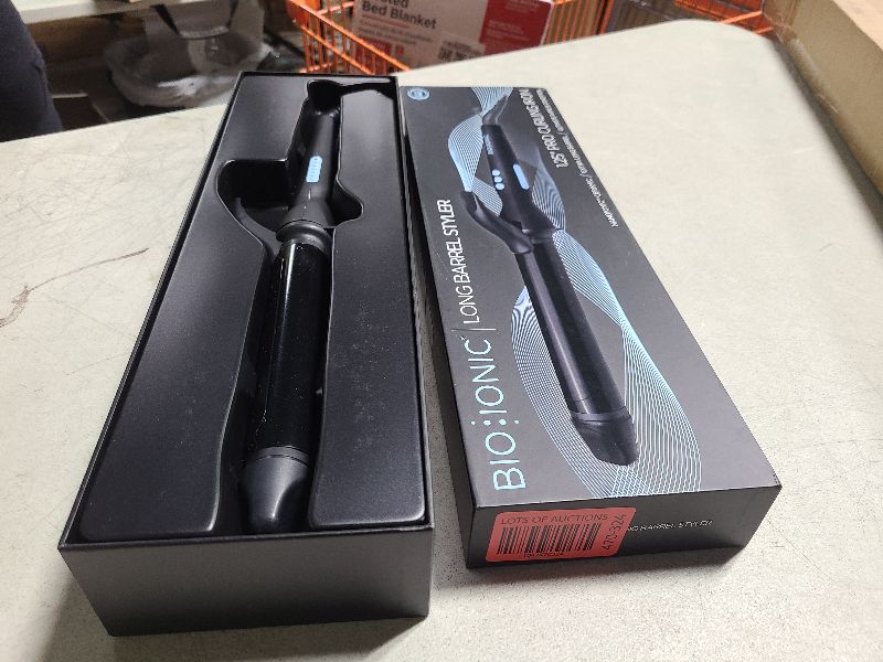 Photo 1 of Bio Ionic Long Barrel Styler, 1.25" Curling Iron with Moisture Heat Technology & NanoIonic MX, 2" Longer Barrel Hair Curler, Versatile Curling Wand