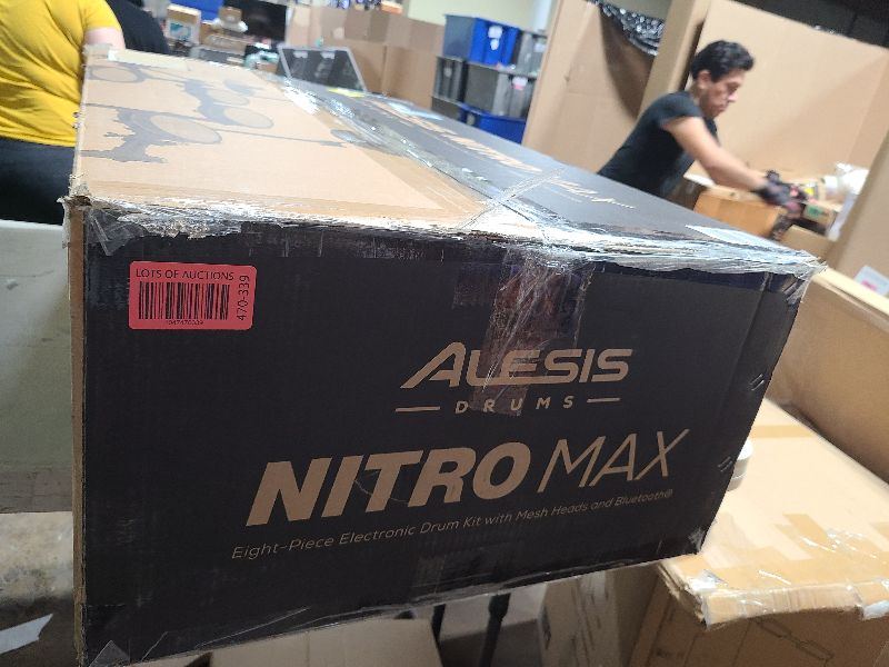 Photo 1 of Alesis Nitro Max Kit Electric Drum Set with Quiet Mesh Pads