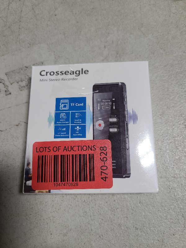 Photo 1 of 64GB Digital Voice Activated Recorder with Playback - 4552 Hours Audio Recording Device, 3072Kpbs HD Dual MIC Tape Recorder Device for Lecture A-B Repeat, MP3 Player,?64GB TF Card Included?
