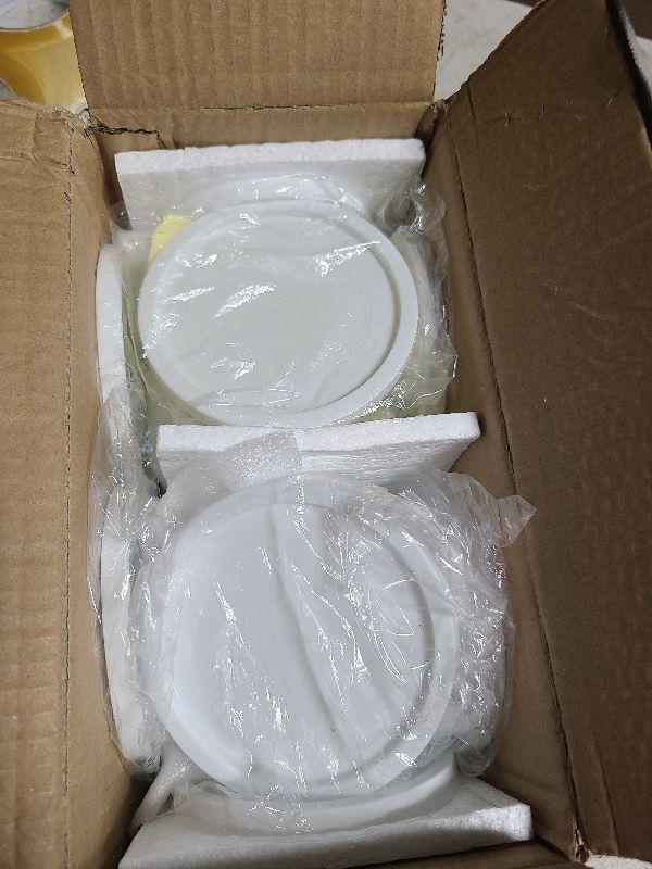 Photo 1 of 16pc Set of Small Glass Bowls with Airtight Lids - 8oz Stackable Custard Cups - 8 Clear Mise en Place Food Prep Bouillon Cups & Mixing Bowls + 8 Lids for Sauces Dips, Nuts Oats, Candy Dessert, Cereal.