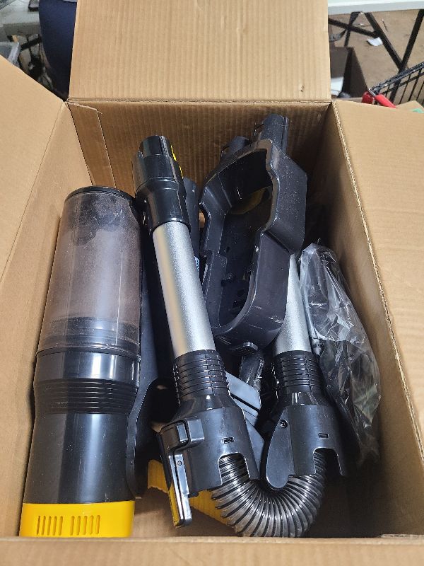 Photo 1 of 350W 40KPa Cordless Vacuum Cleaner for DeWalt 20V Battery (No Battery), 6-in-1 Self-Standing Stick Vacuum, 3 Models, Dual Dust Cup, LED Display & 180° Bendable Wand for Carpet, Pet Hair & Hard Floors