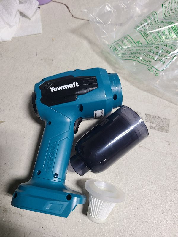 Photo 1 of 3 in 1 Handheld Car Vacuum Compatible with Makita 18V Battery with 21000pa Strong Suction, Handheld Vacuum Cordless & Blower with 200W Brushless Motor, Mini Vacuum Cleaner for Car, Home (No Battery)