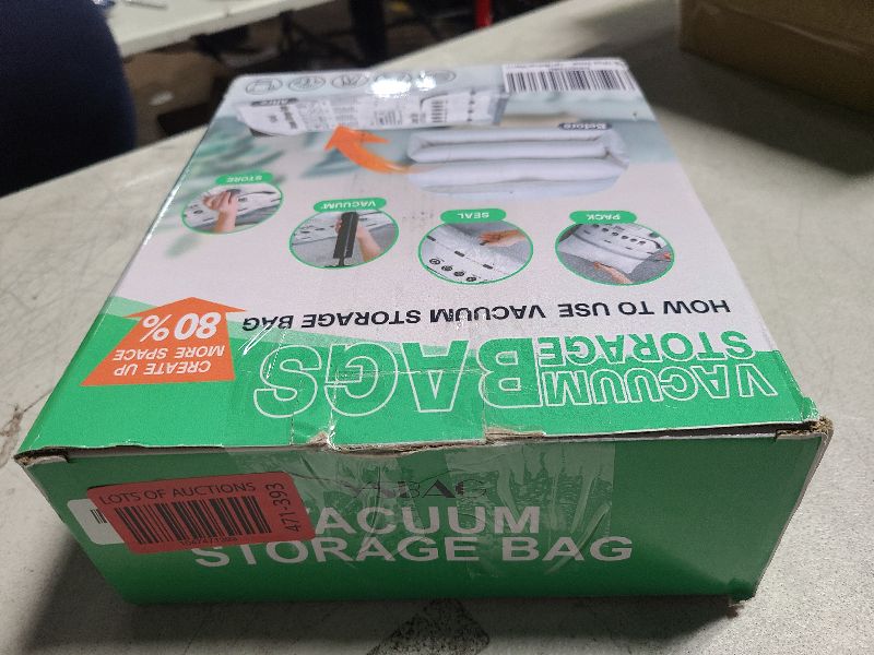Photo 1 of 10 Pack Vacuum Storage Bags,Space Saver Bags with Hand Pump,Vacuum Sealer Bags for Store Clothing,Comforters,Blankets,and other Bedding(2Jumbo/2 Large/3 Medium/3 Small)