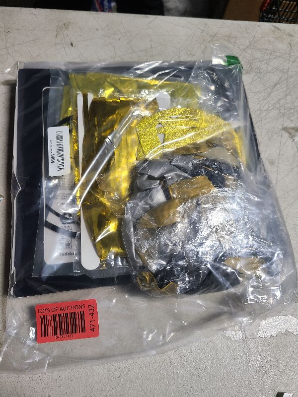 Photo 1 of ADOINBY Graduation Decorations 2025, 4Pcs Black Graduation Boxes with Balloons & Foil Stickers and Gold Letters 2025 GRAD So Proud of You, Party Decorations for Kindergarten High School College Grad
