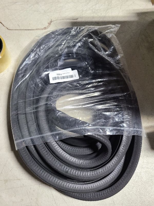 Photo 1 of 20FT Car Door Weather Strip with Top Bulb, PVC Plastic Trim with EPDM Rubber Seal, for Automotive, Boats, RVs, Trucks & Home Applications
