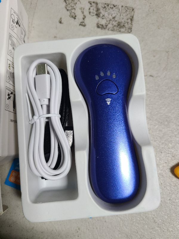 Photo 1 of Ahwhg New Anti Barking Device,Dog Barking Control Devices,Rechargeable Ultrasonic Dog Bark Deterrent up to 16.4 Ft Effective Control Range Safe for Human & Dogs Portable Indoor & Outdoor(Blue)
