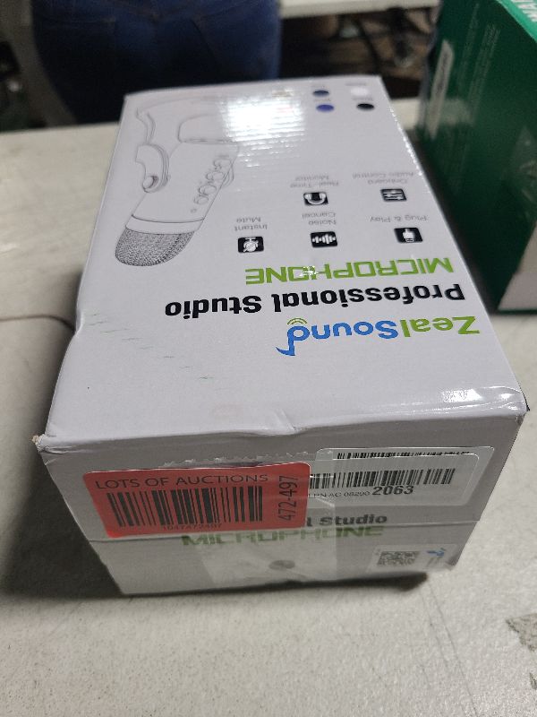 Photo 1 of ZealSound USB Microphone,Condenser Computer PC Mic,Plug&Play Gaming Microphones for PS 4&5.Headphone Output&Volume Control,Mic Gain Control,Mute Button Vocal,YouTube Podcast on Mac&Windows(Black)