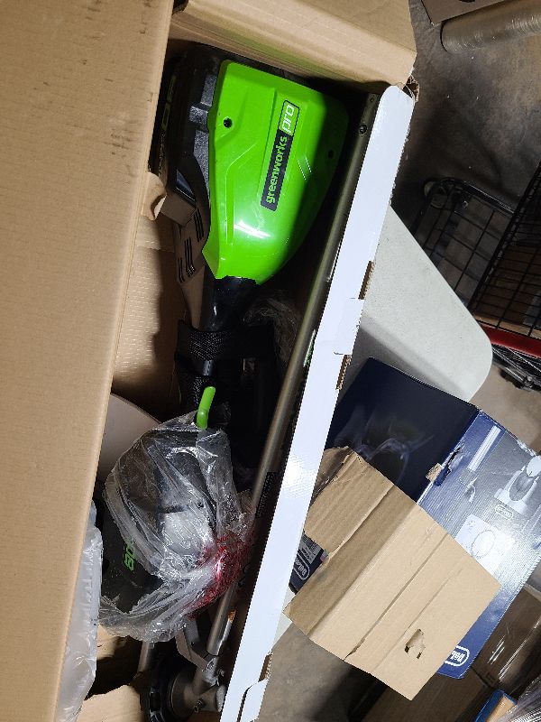 Photo 1 of Greenworks PRO 16-Inch 80V Cordless String Trimmer (Attachment Capable), Battery Not Included GST80320