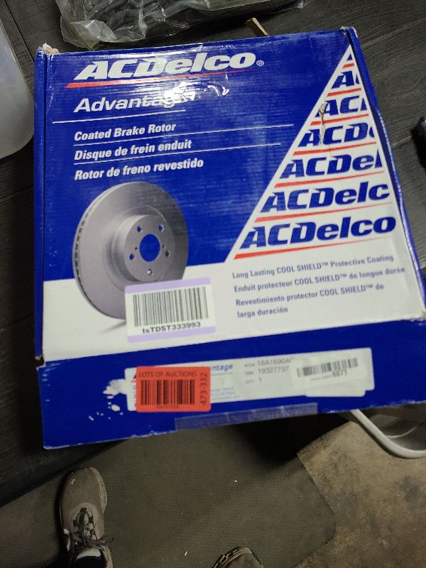 Photo 1 of ACDelco Advantage 18A1705AC (19327371) Coated Front Disc Brake Rotor