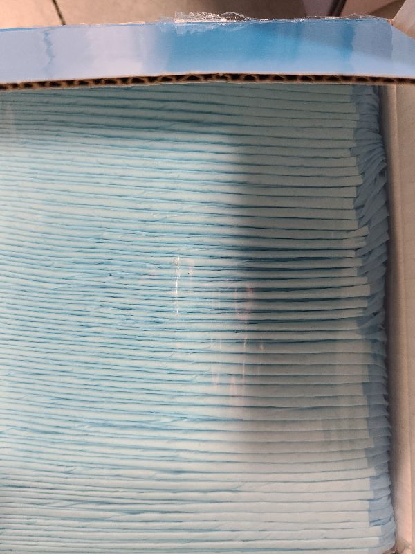 Photo 1 of 50 Count Super Absorbency Disposable Underpads, Leakproof Quick Drying Disposable Pads for Baby, Puppy and Adults, Disposable Changing Pads for Baby, Disposable Diaper Changing Pads, 17” x 13”