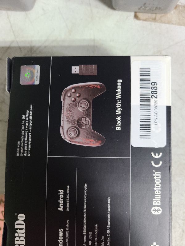 Photo 1 of 8BitDo Ultimate 2C Wireless Controller for Windows PC and Android, with Hall Effect Joysticks and Hall Triggers, 1000Hz Polling Rate, and Remappable L4/R4 Bumpers - Black Myth: Wukong