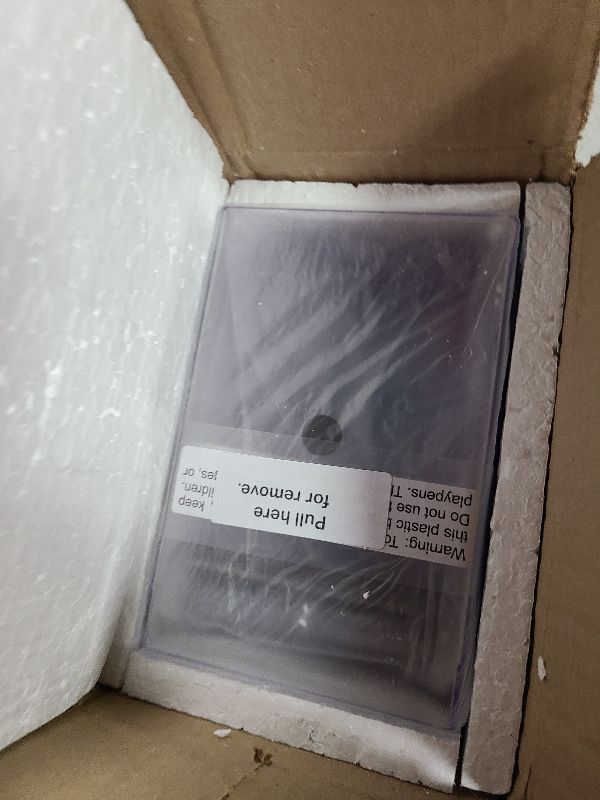 Photo 1 of Acrimet Index Business Card Size File Holder Organizer Box Metal Base Heavy Duty (AZ Index Cards and Divider Included) (Purple Color with Clear Crystal Plastic Lid Cover)