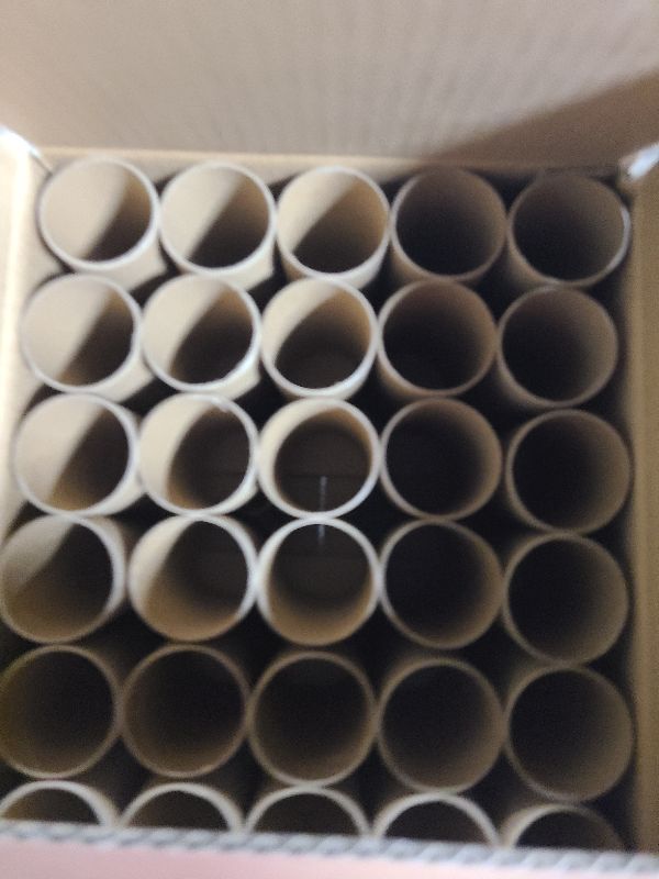 Photo 1 of 30 Pack Craft Rolls - Thick Cardboard Tubes for Crafts - Round Tubes - Cardboard Tubes For Crafts - Craft Tubes - Craft Round Tubes - Paper Tube for Crafts - 1.57 x 3.9 inches - Brown