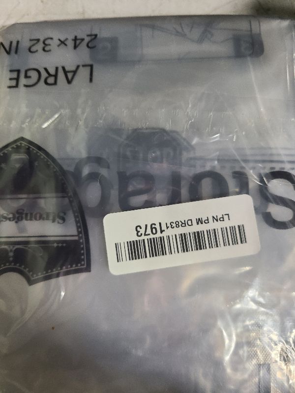 Photo 1 of 6 Large Vacuum Storage Bags,Plastic Packaging Bags,Space Saver Sealer Compression Bags for Blankets, Comforters, Pillows, Clothes Storage