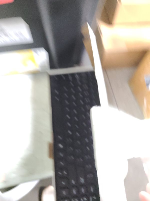 Photo 1 of Alampan Wireless Keyboard, Compact Quiet Keyboard for Laptop, Computer 2.4G Office, 114 Keys, USB, 2 Level Foldable Stand, KG3615 External, for Chrome, Desktop, Windows, Mac