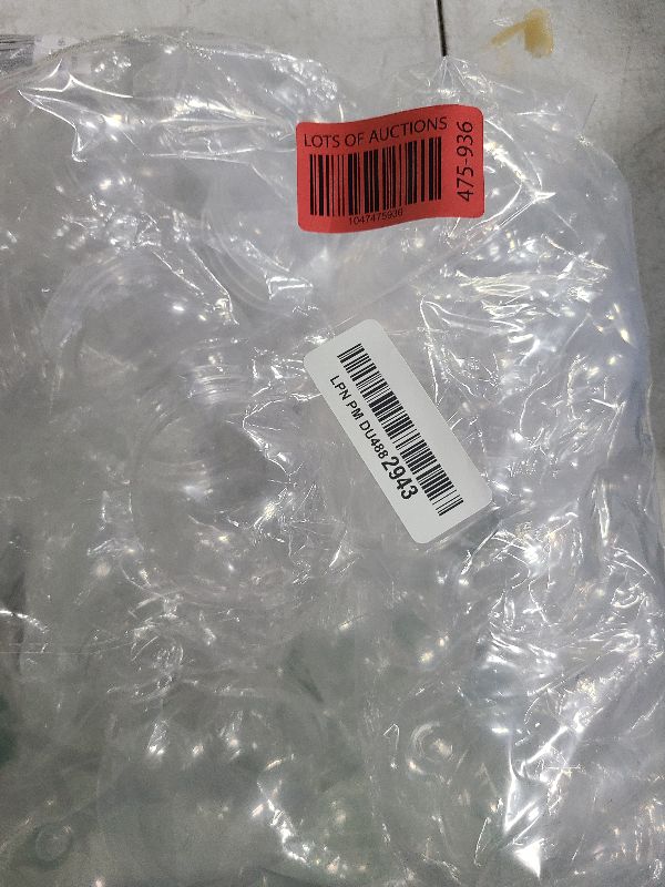 Photo 1 of 36 Pcs DIY Snow Globe Kit, Clear Plastic Water Globes for Cap Crafts for DIY Crafts Snowman Winter Holiday Home Decoration Kids and Adults Party Gift Supplies