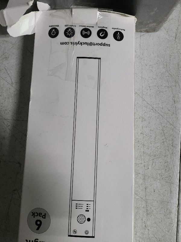 Photo 1 of 12" Thin Motion-Activated Under Cabinet Lighting, Aluminum Alloy Under Counter Lights for Kitchen, 3-Color-Temps Magnetic Closet Lights, Rechargeable Motion Sensor Light Indoor (6Pack, Black)