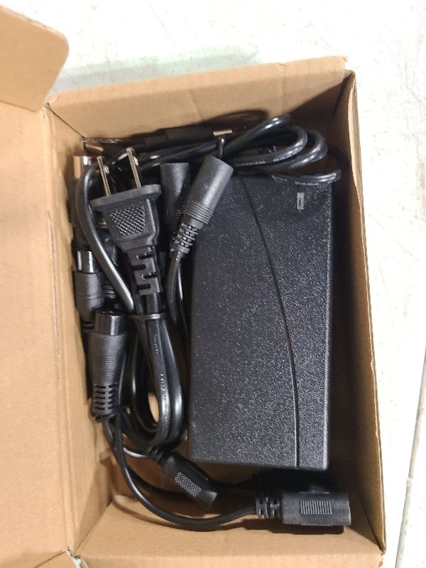 Photo 1 of 42V 2A Charger with 7 Plugs Universal for 36V Li-ion Battery, Fast Charger Replacement for Razor/Jetson/Voyage/gotrax/ninebot and Most 36V 10S Lithium Battery Device