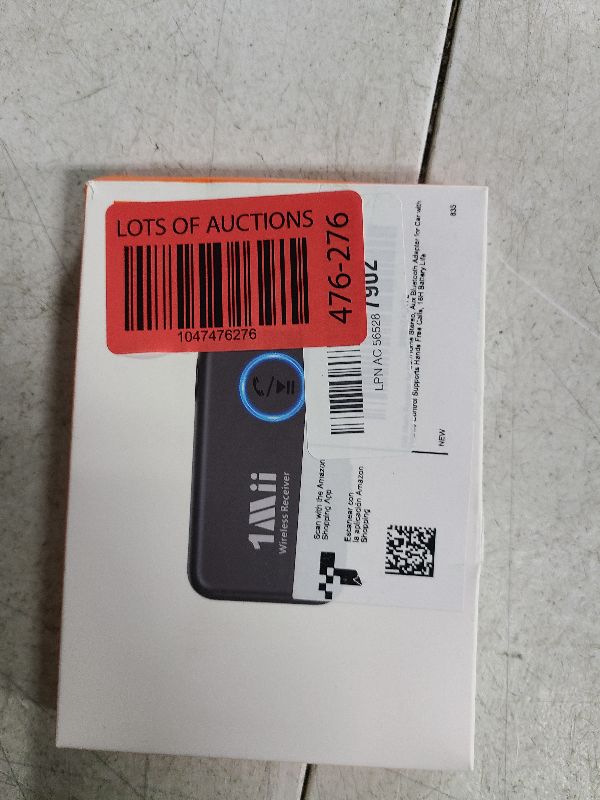 Photo 1 of 1Mii Bluetooth 5.3 Music Receiver for Car/Home Stereo, Aux Bluetooth Adapter for Car with Volume Control Supports Hands Free Calls, 16H Battery Life