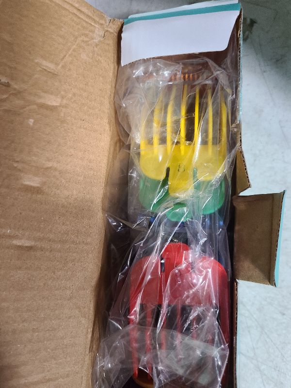 Photo 1 of 10 Professional Hair Clipper Guards Cutting Guides Fits for Most Wahl Clippers with Organizer, Color Coded Clipper Combs Replacement - 1/16" to 1"