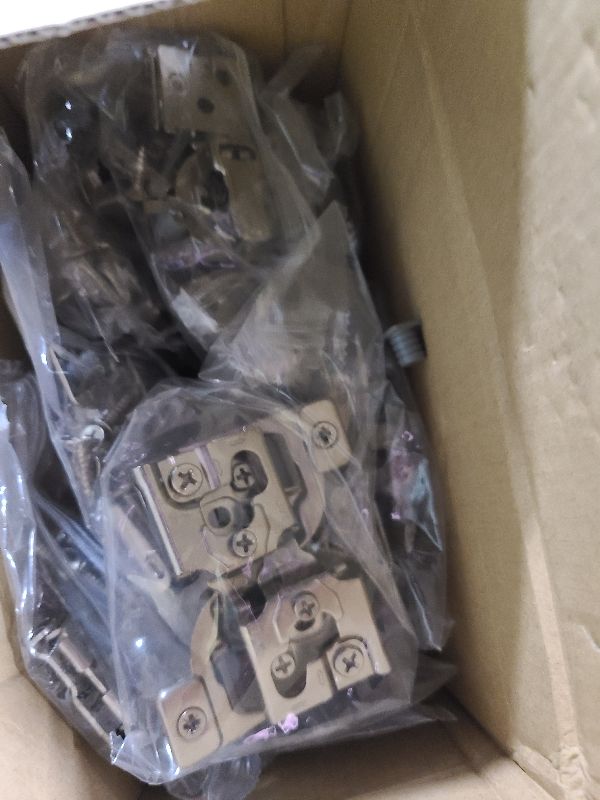 Photo 1 of 60 Pack 3/4" Overlay 3D Soft Close Hinges for Face Frame Kitchen Cabinet, 3 Way Adjust, Self Closing Concealed Cabinet Hinges-105 Degree