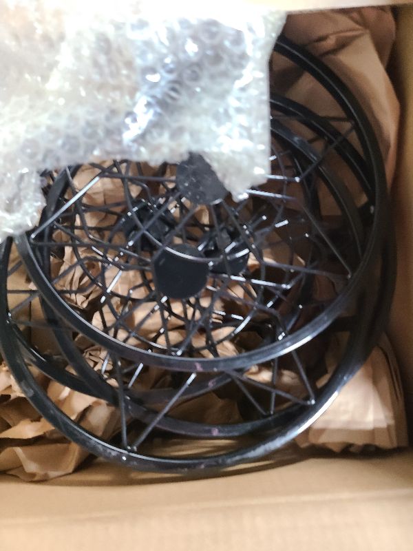 Photo 1 of 4 Pack Black Metal Potted Plant Stand for Indoor and Outdoor Plants 9.1 inches Heavy Duty Flower Pot Planter Holder, Metal Rustproof Iron Garden Container Round Supports Rack for Planter Pumpkin Stand