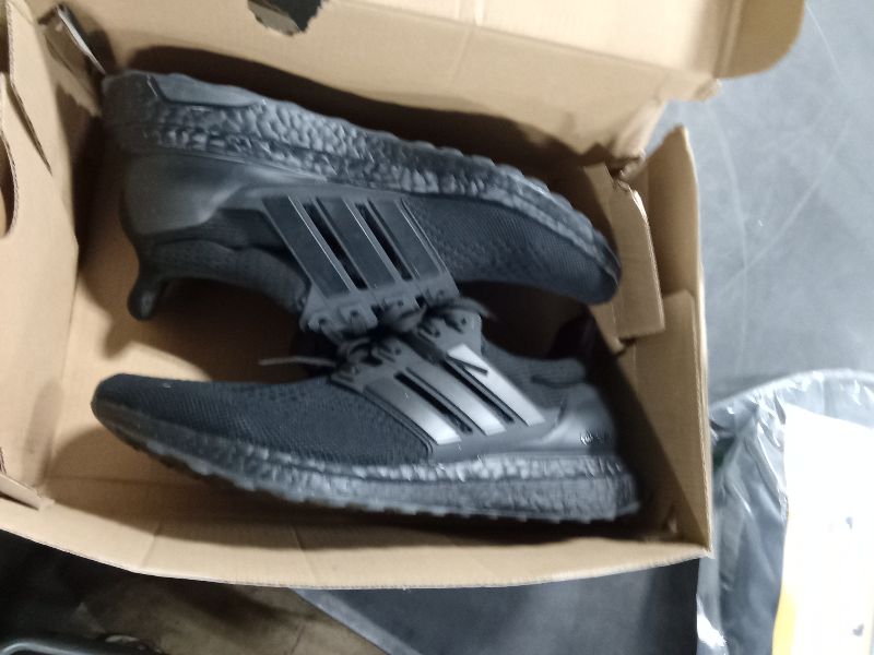 Photo 1 of adidas Men's Ultraboost 1.0 Running Shoe, Black/Black/Beam Green, 8.5
