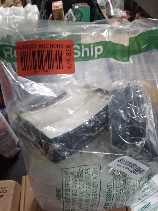Photo 1 of 2 + 4 Pack Filters for Shark Vacuum Navigator Lift Away Filter Replacement NV350 NV351 NV352 NV355 NV356E NV360 UV440 UV540 CU500 XFF350 XHF350