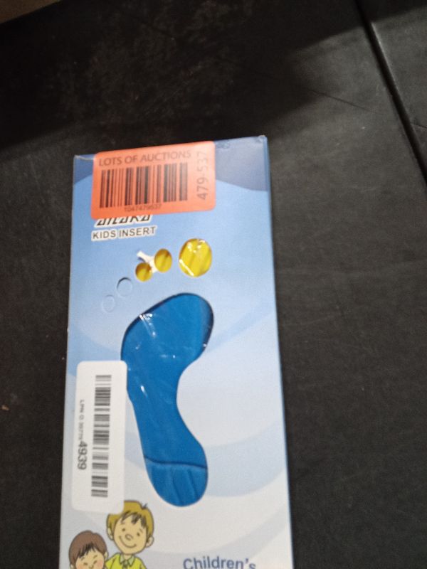 Photo 1 of Ailaka Kids Orthotic Cushioning Arch Support Shoe Insoles, Children Pu Foam Inserts for Flat feet, Plantar Fasciitis, Feet Heel Pain Relief Blue