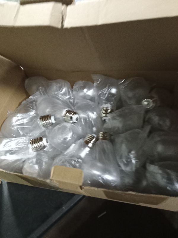 Photo 1 of 36 Pcs Light Bulb Jars Clear 100 ml Plastic Candy Jars Bulb Vase Christmas Ornaments Storage Containers with Lids Fillable ornament for Candy DIY Crafts Hanging Decoration(Silver)