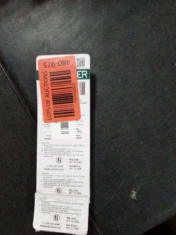 Photo 1 of ?5-Year Warranty?SURPOWER A23 23A 23AE 12v Alkaline Battery A23s -5 Pack