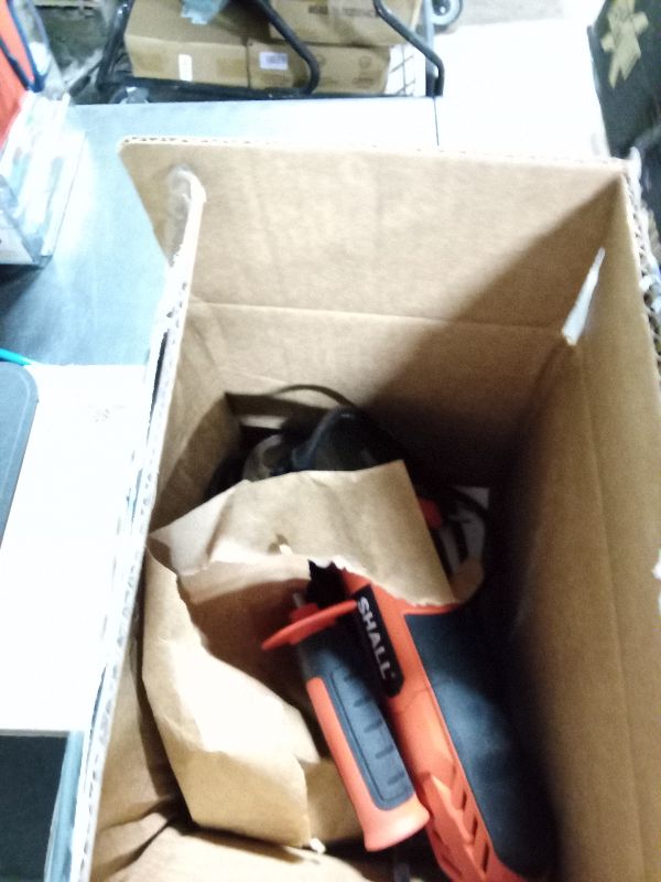 Photo 1 of 7.5Amp 4-1/2 Inch 12000 RPM Angle Grinder with 2 Guards, 3 Cutting Wheels, 3 Discs, Non-Slip Handle and Carbon Brush for Metal and Wood
