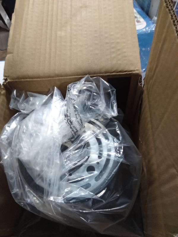 Photo 1 of ?Upgraded? Semi Flush Mount Ceiling Light, Black Industrial Ceiling Light Fixtures, Farmhouse Light Fixture for Entryway Porch Hallway Stairway Garage Living Room Dining Room Balcony