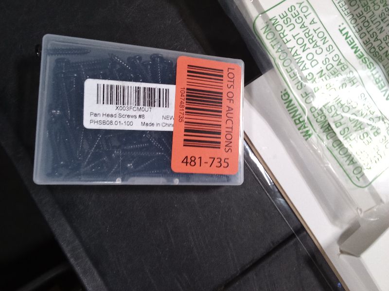 Photo 1 of #8 x 1" Pan Head Self Tapping Screws Sheet Metal Wood Screws, Black Oxide, 304 Stainless Steel 18-8, 100 PCS