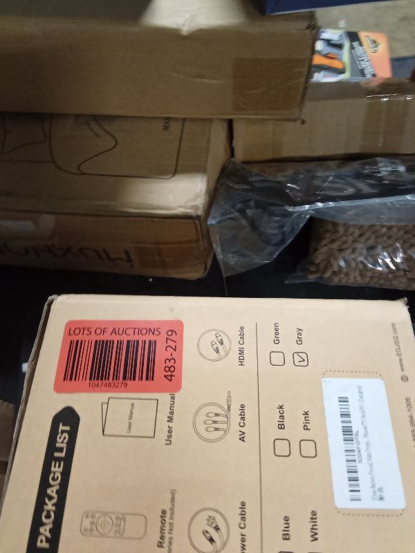 Photo 1 of [One-Button Focus] Projector with WiFi and Bluetooth, 4K Outdoor Projector with Carry Bag, Portable Movie Projector with Zoom Function, Home Theater Projector for Phone/TV Stick/PC