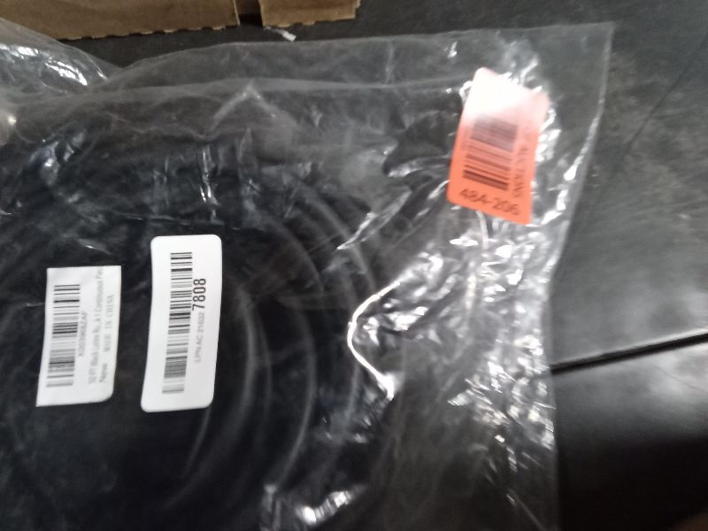 Photo 1 of 50 FT Black Latex Rubber Tubing,3/8in OD 1/4in ID Black 1 Continuous Piece