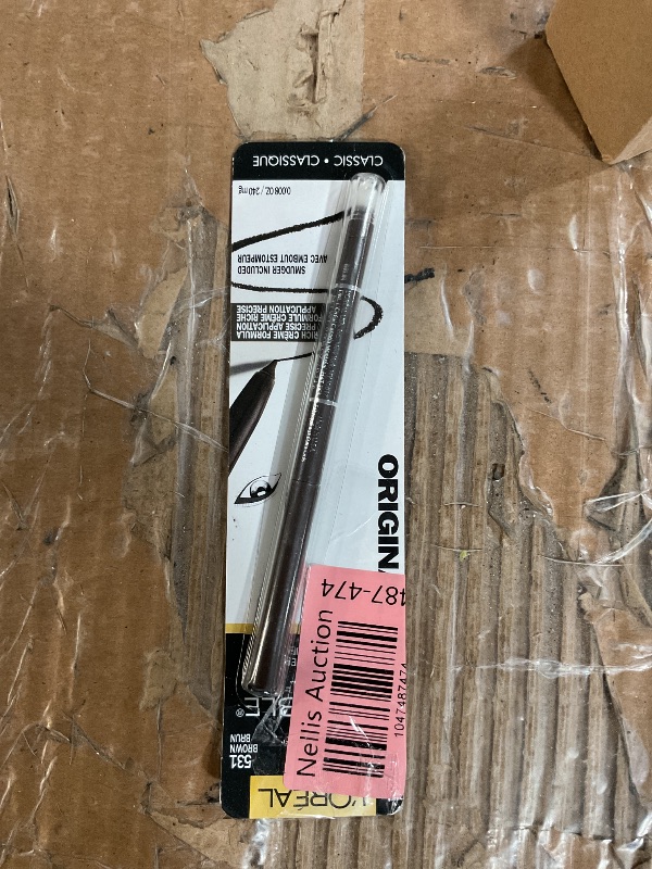 Photo 1 of L'Oreal Paris Makeup Infallible Never Fail Original Mechanical Pencil Eyeliner with Built in Sharpener, Brown, 0.008 oz.