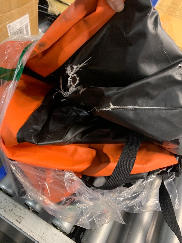 Photo 1 of ***(HEAVILY USED/ MAJOR DAMAGE)***MeeFar Car Roof Bag XBEEK Rooftop top Cargo Carrier Bag 20 Cubic feet Waterproof for All Cars with/Without Rack, Includes Anti-Slip Mat, 10 Reinforced Straps, 6 Door Hooks, Luggage Lock
