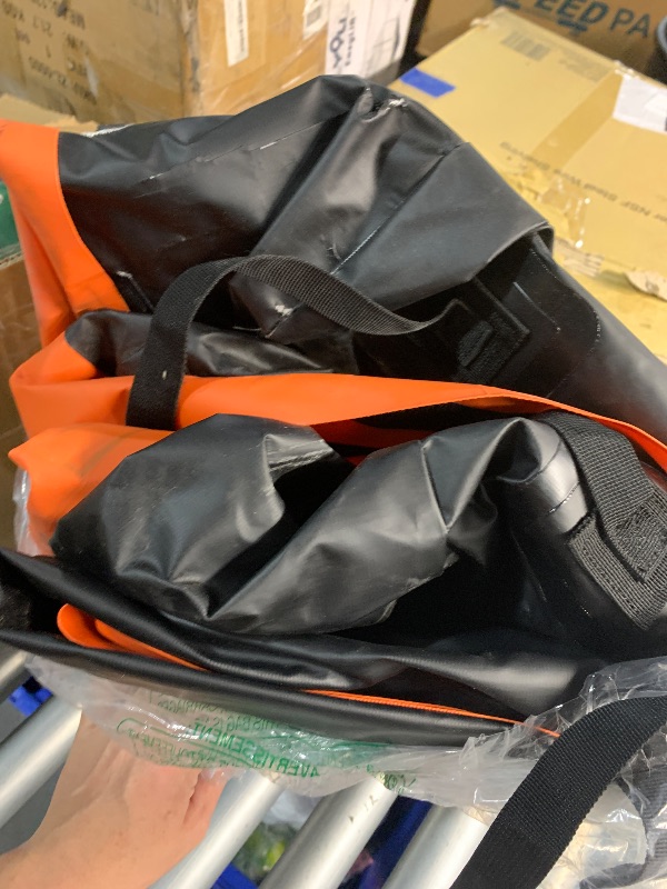 Photo 1 of ***(HEAVILY USED/ MAJOR DAMAGE)***MeeFar Car Roof Bag XBEEK Rooftop top Cargo Carrier Bag 20 Cubic feet Waterproof for All Cars with/Without Rack, Includes Anti-Slip Mat, 10 Reinforced Straps, 6 Door Hooks, Luggage Lock