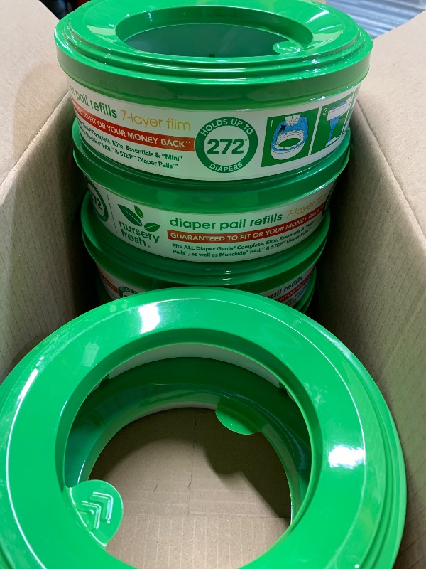 Photo 1 of (please see all images) diaper pail refills 