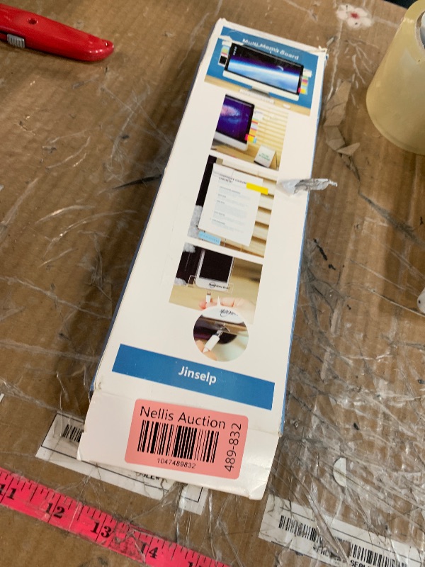 Photo 1 of Monitor Memo Boards for Computer, Set of 3 (Left & Right & Bottom) Multifunction Acrylic Screen Message Reminder Pad Side Panels Phone Holder - Utility Organizer for Office Desktop, with Sticky Notes